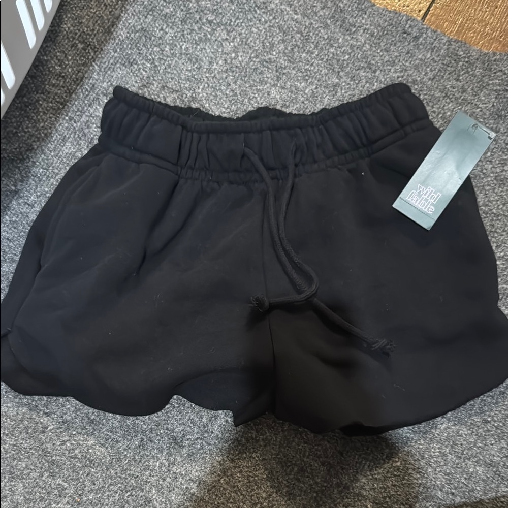 Wild Fable Black Athletic Shorts Soft Fabric Relaxed Fit